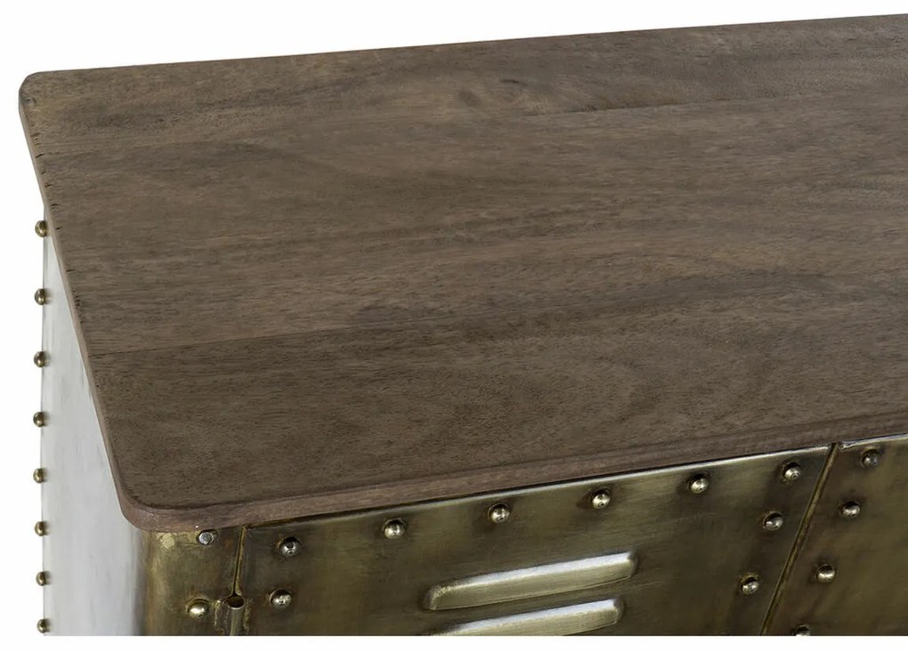 Σκευοθήκη DKD Home Decor Χρυσό Μέταλλο 152 x 35 x 69 cm