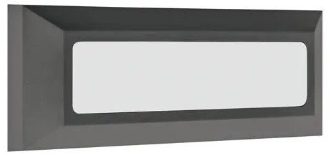 Απλίκα LED Εξωτερικού Χώρου Eurolamp 145-52073 Dark Grey 3CCT