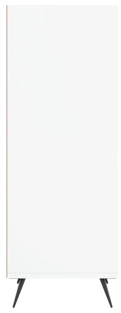 vidaXL Ραφιέρα Λευκή 34,5 x 32,5 x 90 εκ. από Επεξεργασμένο Ξύλο