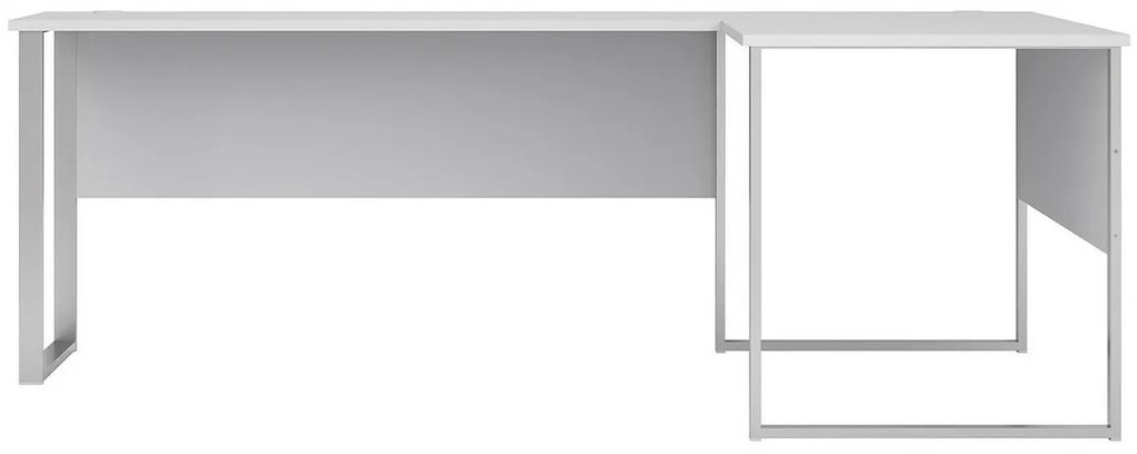Γωνιακό τραπέζι γραφείου Boston AE100, Γωνιακός, 77x223x170cm, 68 kg, Ανοιχτό γκρι | Epipla1.gr