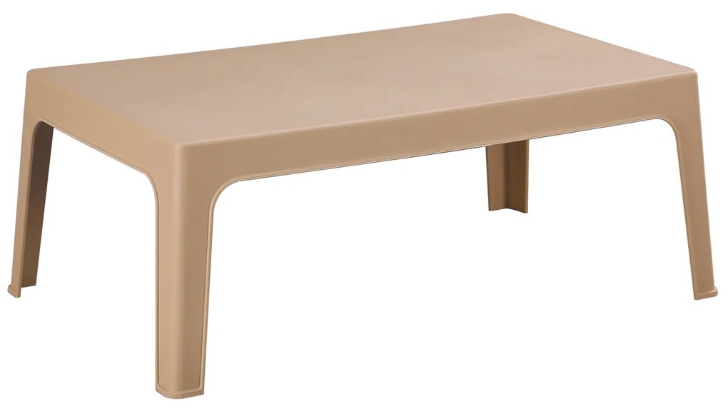 ΤΡΑΠΕΖΑΚΙ ΟΡΘΟΓΩΝΙΟ SLEEK HM6367.03 ΠΟΛΥΠΡΟΠΥΛΕΝΙΟ ΚΑΠΟΥΤΣΙΝΟ 99x59.5x39.5Υεκ.