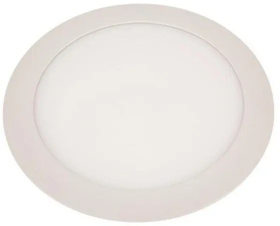 Χωνευτό Φωτιστικό Slim Φ22.5 20W 6500K Αλουμινίου Eurolamp-145-68010-Λευκό 145-68010