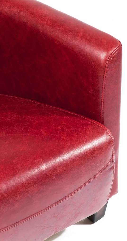 Πολυθρόνα Cigar Lounge Κόκκινη 72x83x70εκ - Κόκκινο