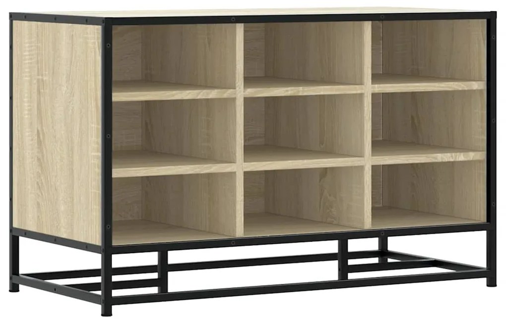 Πάγκος παπουτσιών Sonoma Oak 84x40x53,5 cm - Καφέ