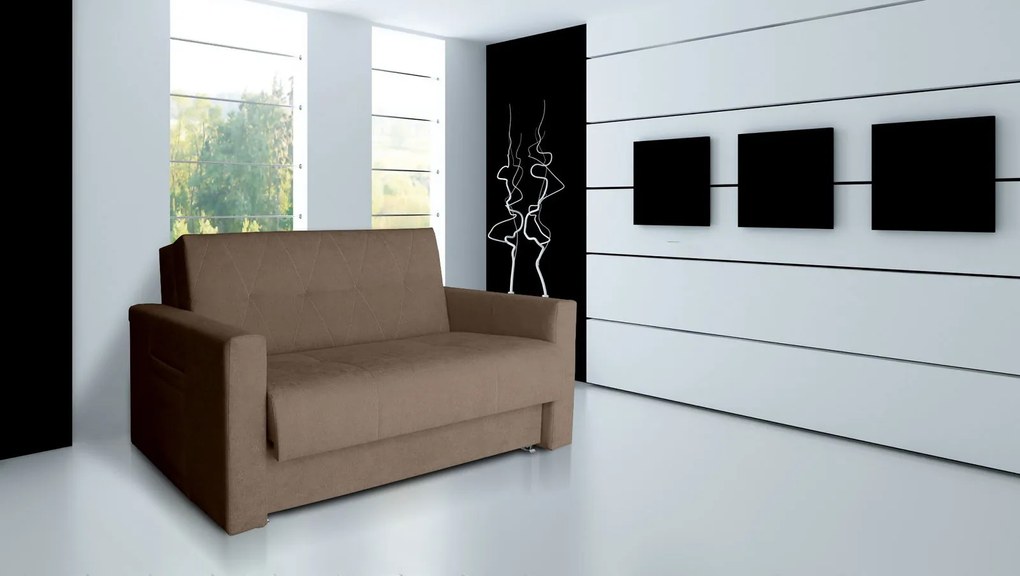 Καναπές - κρεβάτι Lattice-Mocha