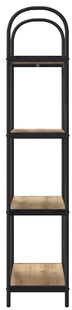 vidaXL Ράφι Βιβλίων artisan δρυς 60 x 30 x 146 εκ Επεξεργασμένο ξύλο