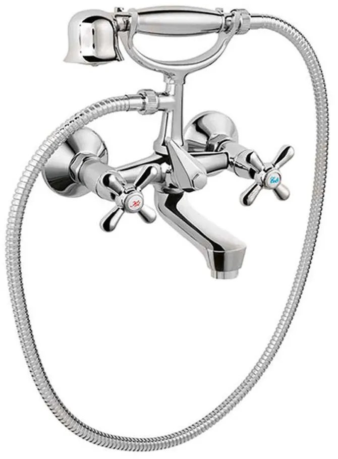 Μπαταρία Μπάνιου Retro XR11 Chrome Ferro Metal