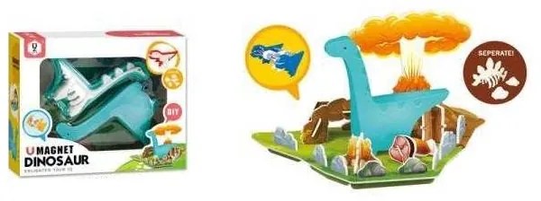 Παιχνίδι κατασκευής με μαγνήτες - Dinosaur - HD390A