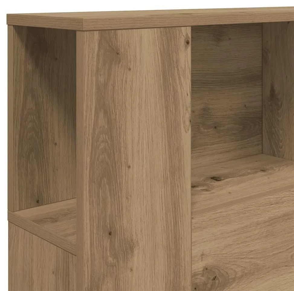 vidaXL Ντουλάπι κεφαλάρι Artisan Oak Κατασκευασμένο ξύλο