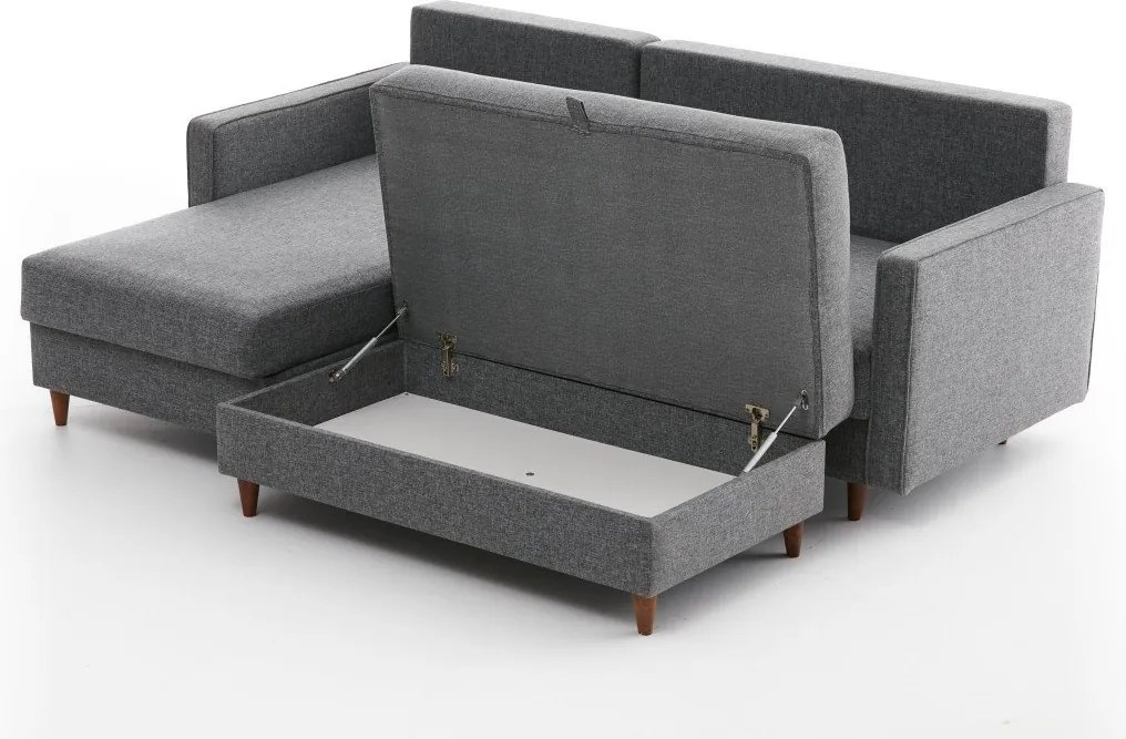 Corner Sofa Eva Left - Grey Grey