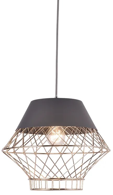 Φωτιστικό Κρεμαστο Aca OD8070GY MADONNA Γκρι (Grey)