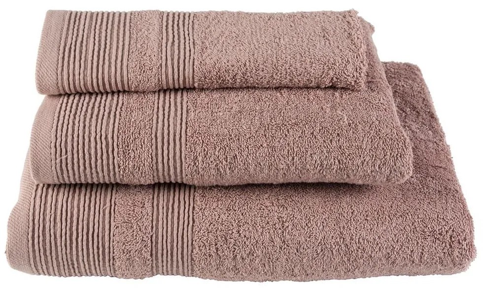 Πετσέτες Σετ 3τμχ 919-948-978 Dusty Rose Astron Σετ Πετσέτες 100% Cotton