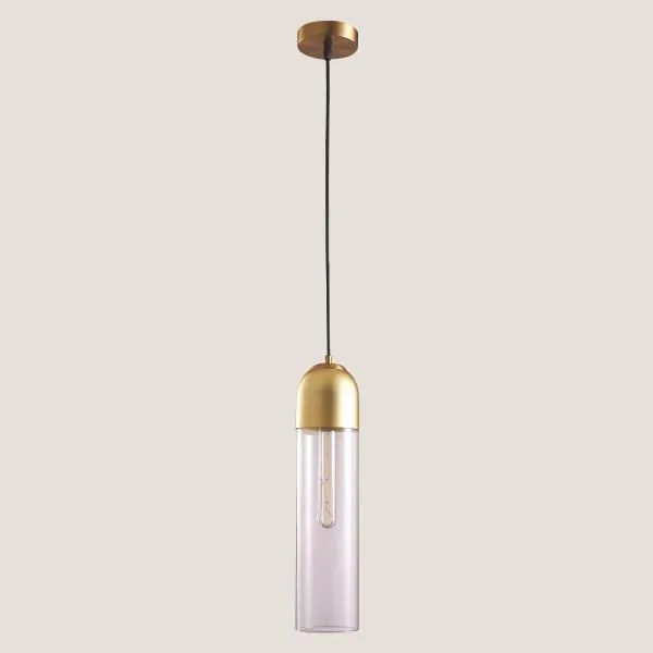 ΦΩΤΙΣΤΙΚΟ ΚΡΕΜΑΣΤΟ Φ10X40 1XE14 Max 7W ΔΙΑΦΑΝΟ/ΧΡΥΣΟ ARTE ILLUMINA CALLIOPE Eurolamp 144-40012