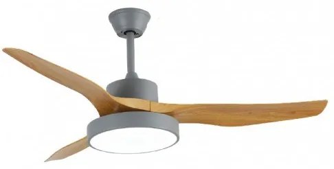 Ανεμιστήρας Οροφής LED 25W 3CCT Φ132 Nitinat Inlight 102000230 Γκρι