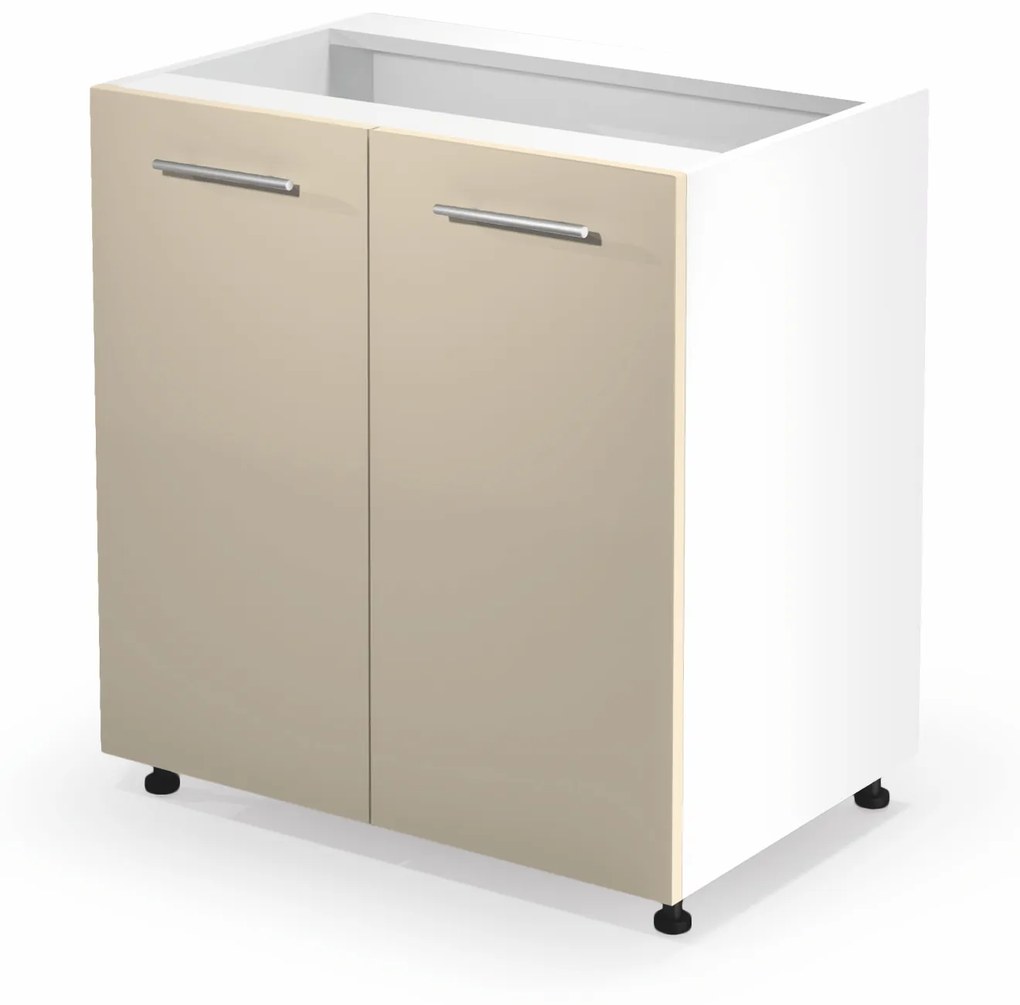 VENTO D-80/82 lower cabinet, color: white / beige DIOMMI V-UA-VENTO-D-80/82-BEŻOWY DIOMMI-60-22821