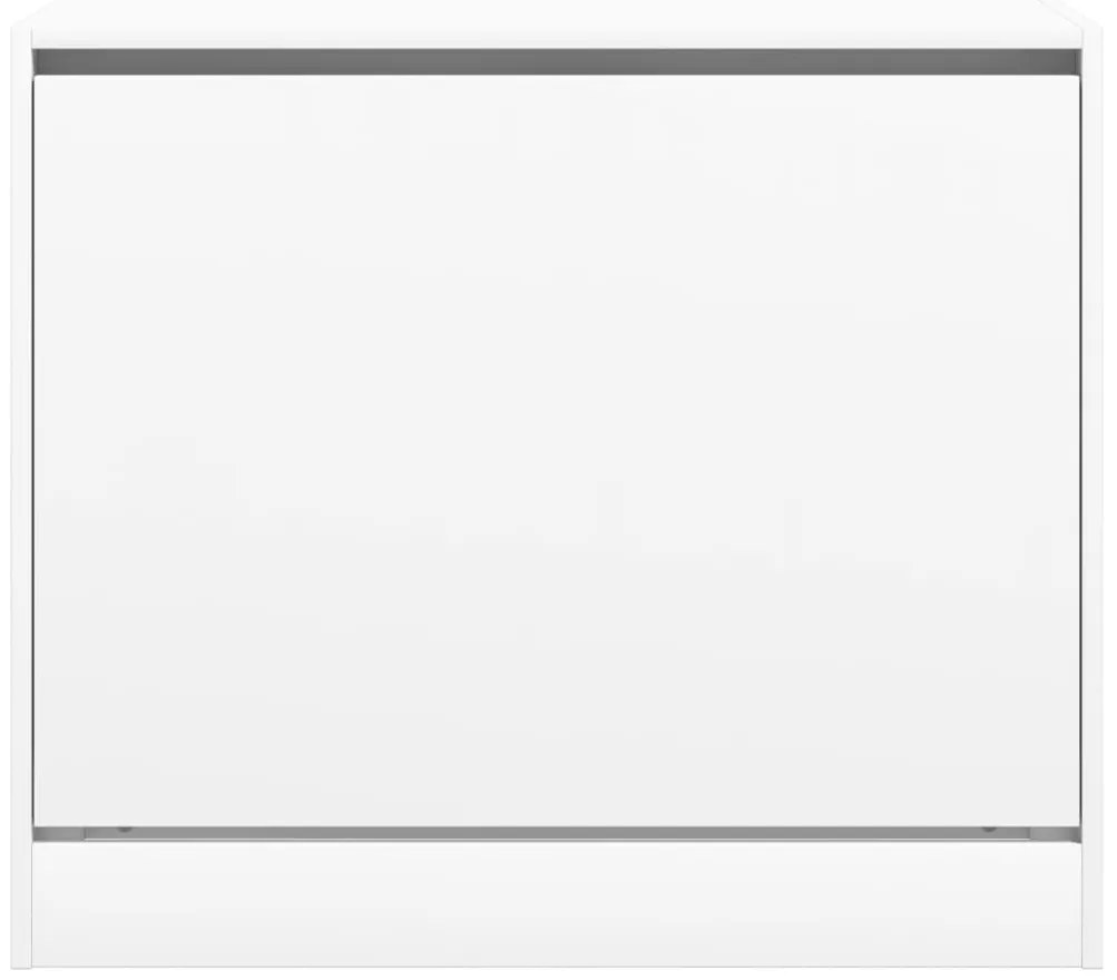 vidaXL Παπουτσοθήκη Λευκή 80x42x69 εκ. από Επεξεργασμένο Ξύλο