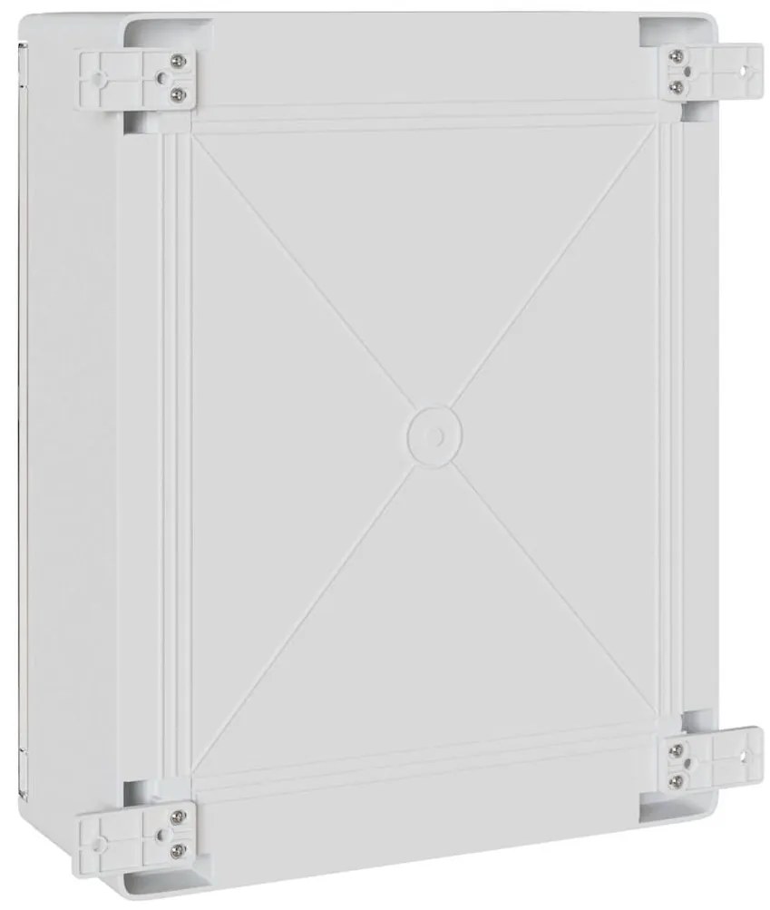 vidaXL Ντουλάπι Ελέγχου Γκρι 40 x 17,5 x 50 εκ. ΑΒΣ Πλαστικό