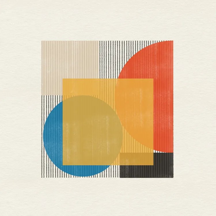 Εικονογράφηση Midcentury Modern Object No2, THE MIUUS STUDIO
