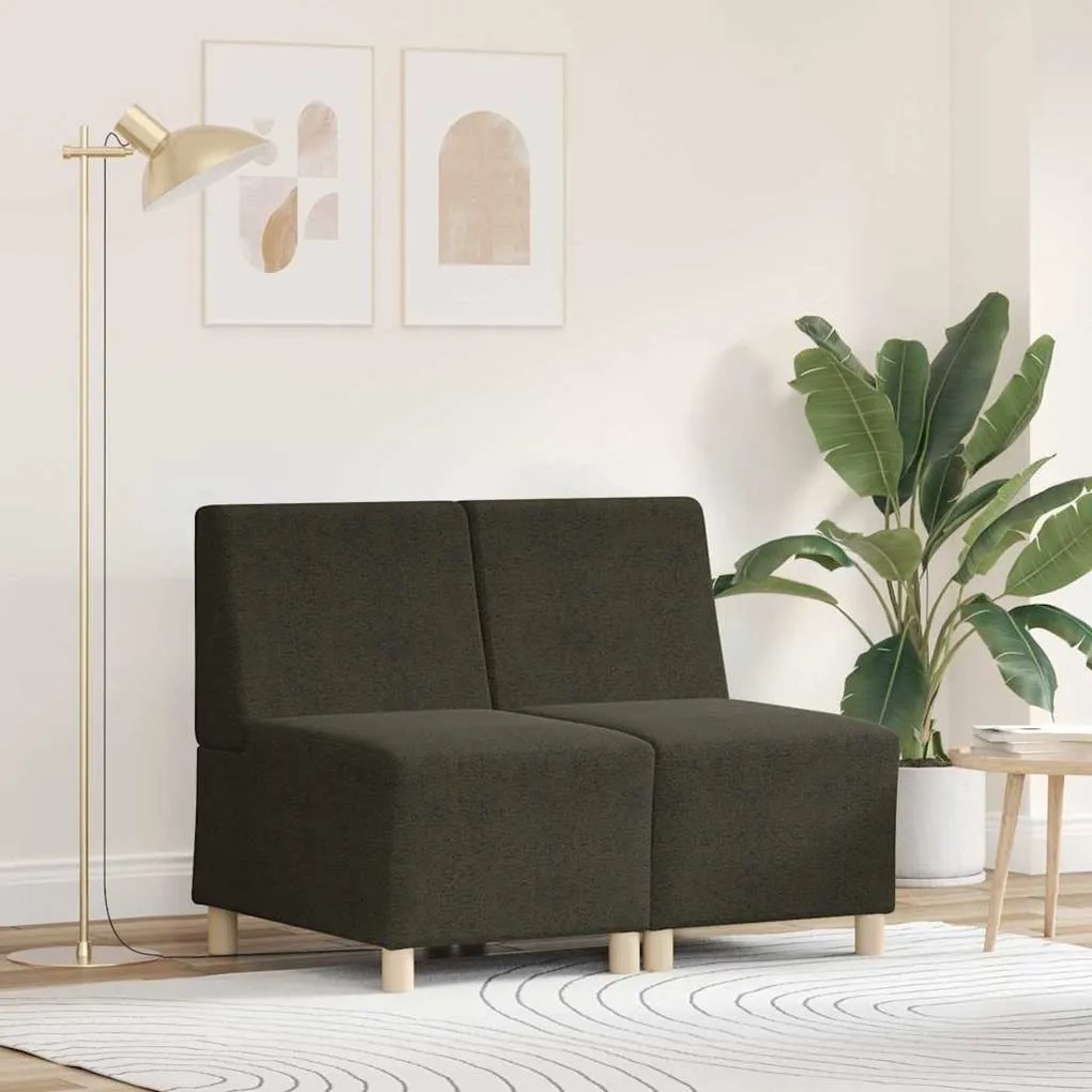 vidaXL Καθίσμα Σαλονιού 2 pcs Πράσινο 55 εκ. Ψεύτικο σουέτ δέρμα