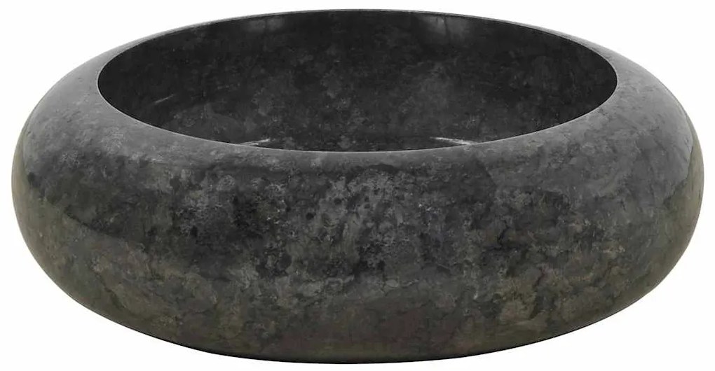 vidaXL Νιπτήρας Μαύρος 45 x 12 εκ. Μαρμάρινος