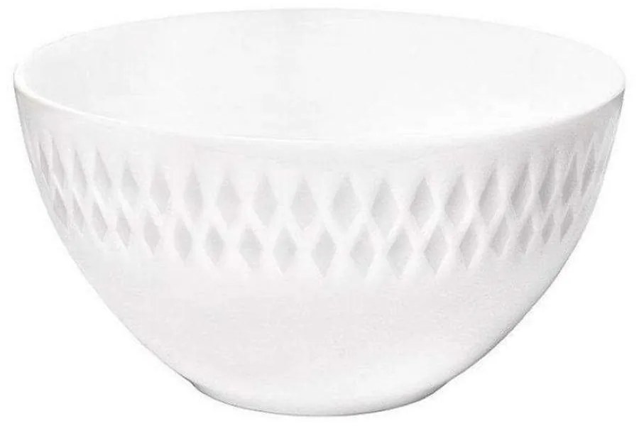 Μπωλ Σερβιρίσματος Diamante PRPW430008 Φ13cm White Oriana Ferelli® Porcelain