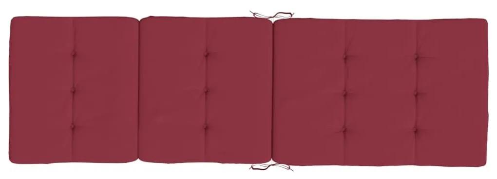 Μαξιλάρια Ξαπλώστρας 2 τεμ. Μπορντό από Ύφασμα Oxford - Κόκκινο