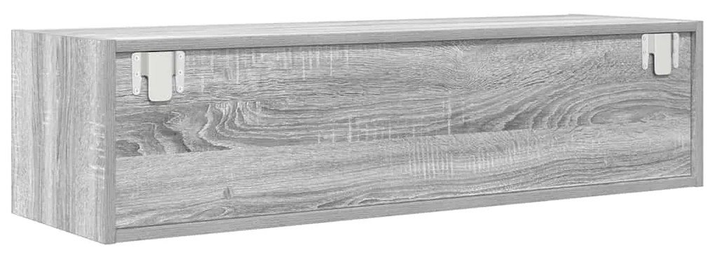 vidaXL Κονσόλα Τηλεόρασης Γκρι Σονομά 100x31x25,5 εκ Επεξεργασμένο Ξύλο