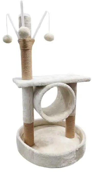 Ονυχοδρόμιο Γάτας 80cm με Παιχνίδια - Cat Tree Scratching Post 80cm with Toys
