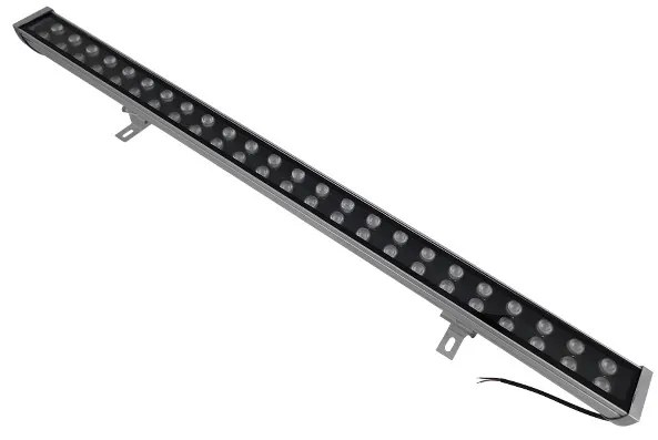 Wall Washer LED GENIUS 48W IP66 Μπλε 100cm Μαύρο 05112 Globostar 05112 Μαύρο