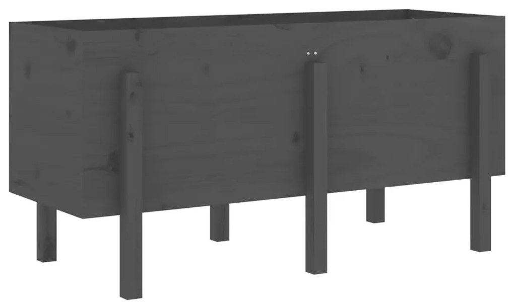vidaXL Ζαρντινιέρα Υπερυψωμένη 121 x 50 x 57 εκ. από Μασίφ Ξύλο Πεύκου