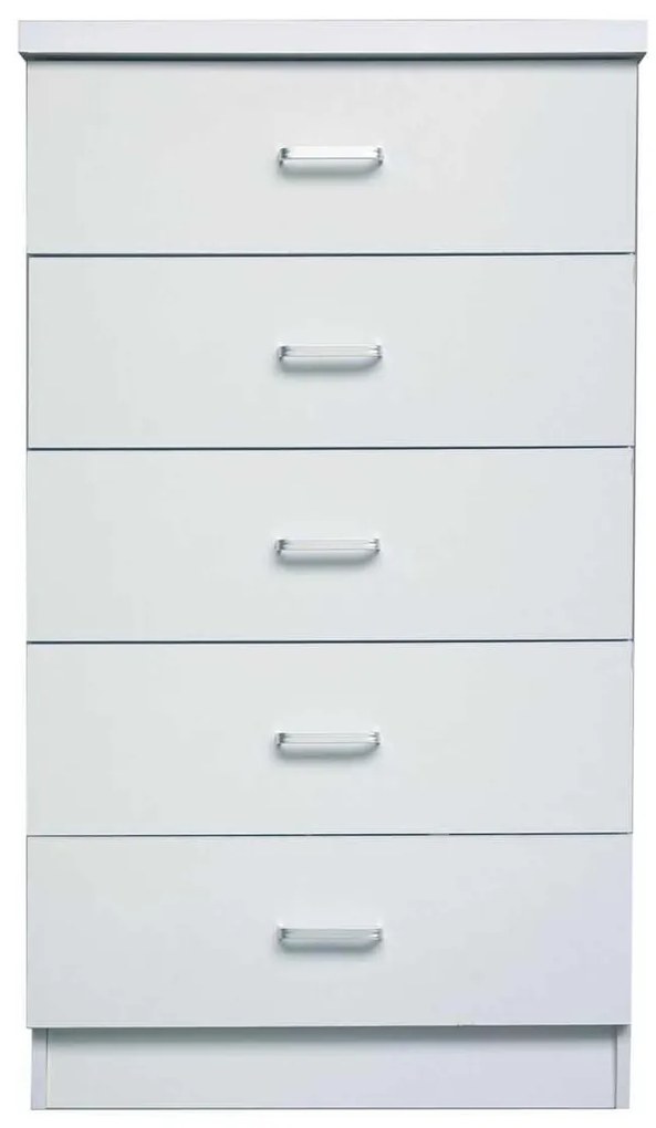 Συρταριέρα DRAWER 5-Συρτ.60x40x97cm Άσπρη