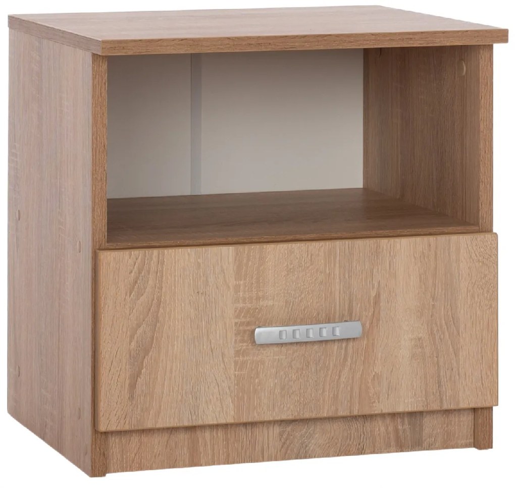 ΚΟΜΟΔΙΝΟ ΜΕ ΣΥΡΤΑΡΙ ADLER SONAMA OAK HM2431.01 45x40x48 εκ.