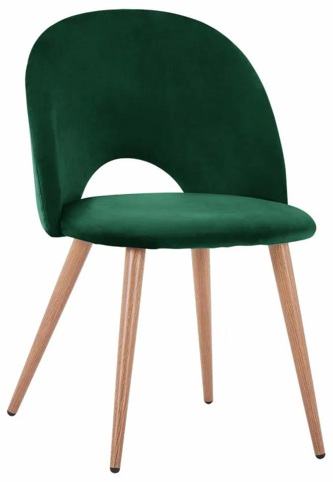 Καρέκλα Sadie HM8544.03 (Σετ 4τμχ) 52x49,5x77cm Pine Μέταλλο,Ύφασμα