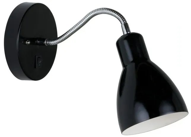 Απλίκα Φωτιστικό Τοίχου E14 15W IP20 Cyclone Nordlux-72991003-Μαύρο 72991003