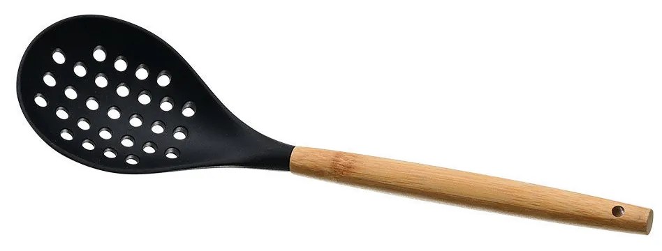 ESTIA ΚΟΥΤΑΛΑ ΤΡΥΠΗΤΗ BAMBOO ESSENTIALS ΣΙΛΙΚΟΝΗΣ ΜΑΥΡΗ