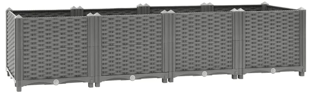 vidaXL Ζαρντινιέρα 160 x 40 x 38 εκ. από Πολυπροπυλένιο