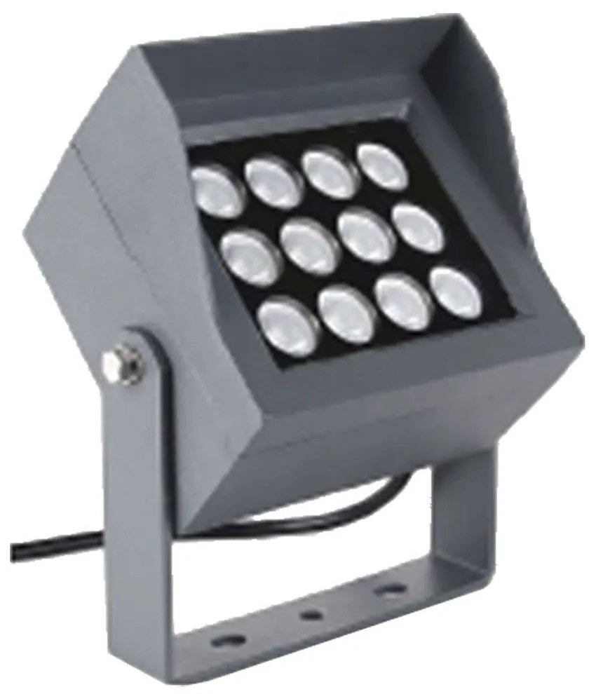 Προβολέας VK/02138G/RGB 13,5x16,7x23cm Led 2400Lm 24W RGB 2400lm IP65 Anthracite VKLed