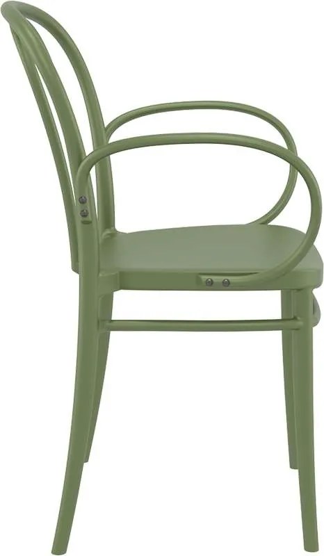 ΠΟΛΥΘΡΟΝΑ ΒΙΚΤΟΡ XL OLIVE GREEN ΠΟΛ/ΝΙΟΥ 57Χ52Χ85εκ.