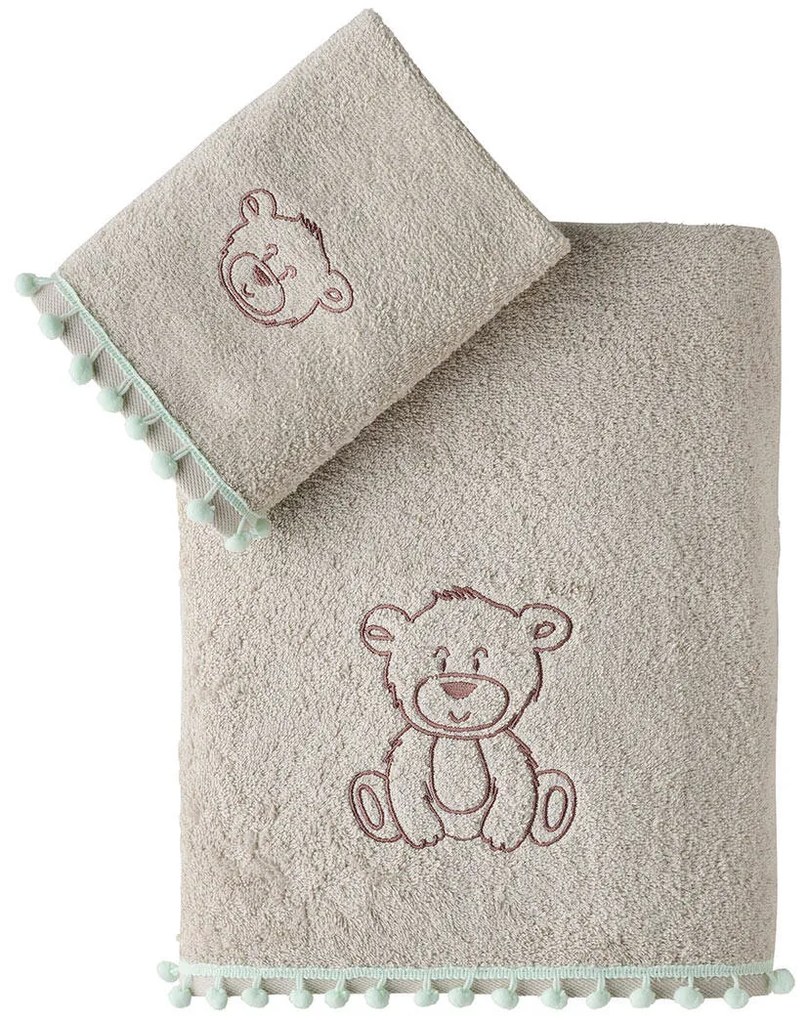 Βρεφικές Πετσέτες (Σετ 2τμχ) Kentia Loft Poope 400gsm