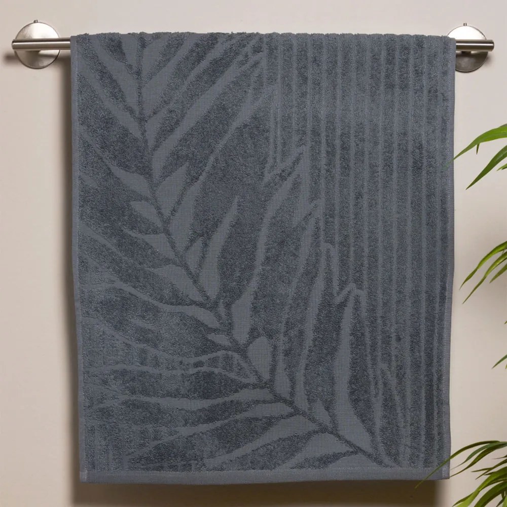 Πετσέτα Προσώπου (50x90) Kentia Stylish Pianta 500gsm Γκρι