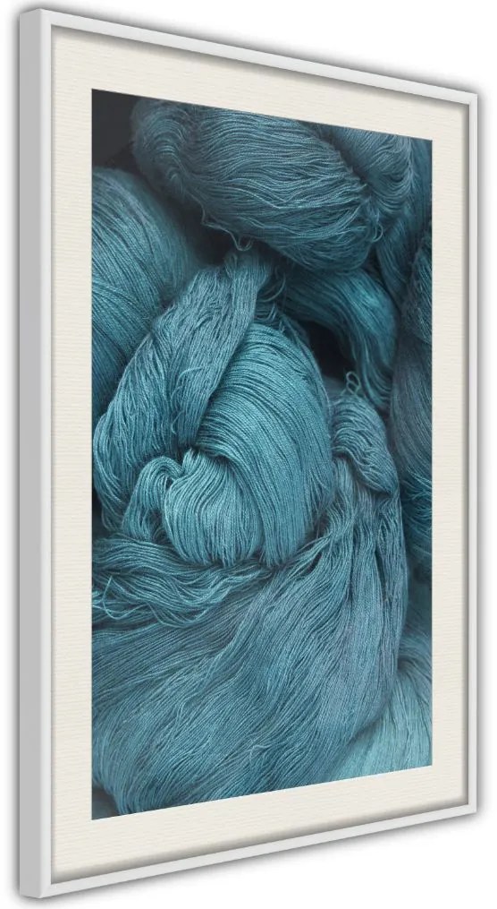 Αφίσα - Blue Skein - 20x30 - Μαύρο - Με πασπαρτού