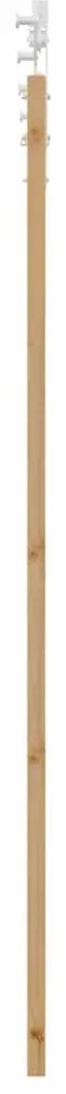 vidaXL Συρόμενη Πόρτα ORKDAL Καφέ 93 x 202 cm Μασίφ ξύλο πεύκου