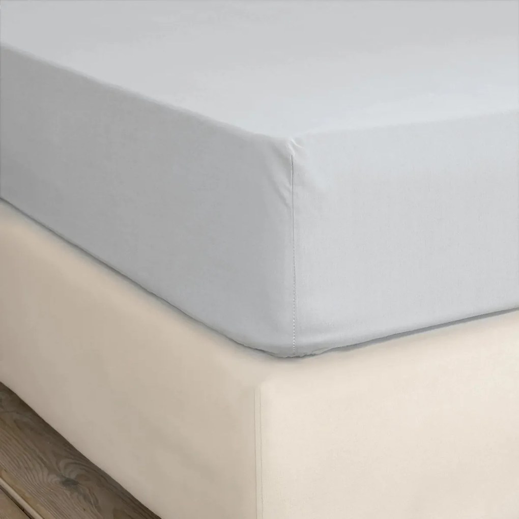 Σεντόνι Ημίδιπλο Με Λάστιχο (120x200+32) Nima Unicolors SS24 Γκρι