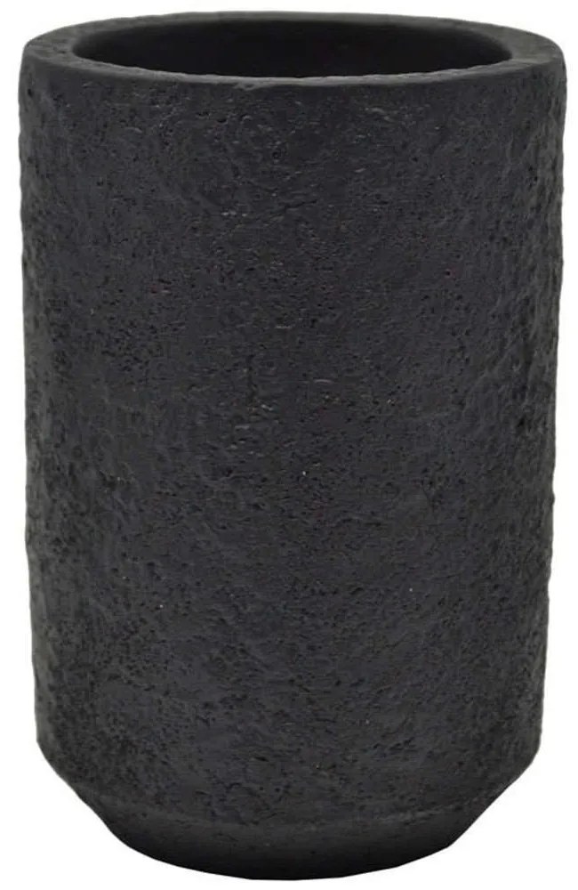 Ποτηροθήκη Cement 812868 7x7x11cm Black Ankor Ceramic