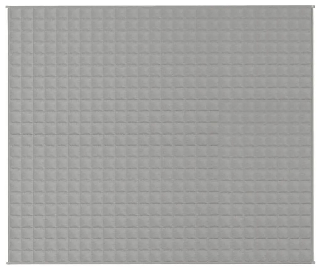 Κουβέρτα Βαρύτητας Γκρι 220 x 260 εκ. 15 κ. Υφασμάτινη - Γκρι