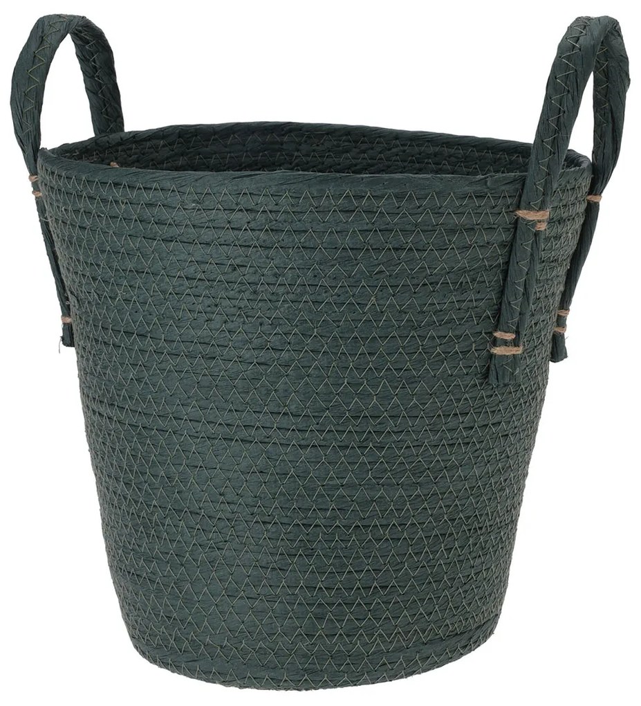 Καλάθι Αποθήκευσης (Φ25x24) K-M Dark Green KR2002760