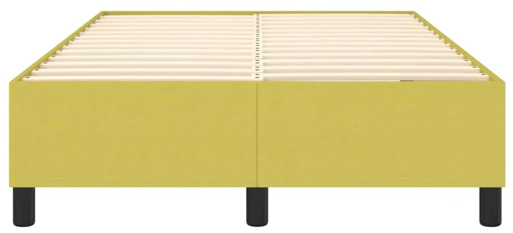 vidaXL Πλαίσιο Κρεβατιού Boxspring Πράσινο 120x200 εκ. Υφασμάτινο