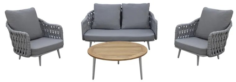 Bluimis ΣΕΤ ΣΑΛΟΝΙ ΚΗΠΟΥ ΣΧΟΙΝΙ - ROPE CINDY 5508 G BL-200-26-001