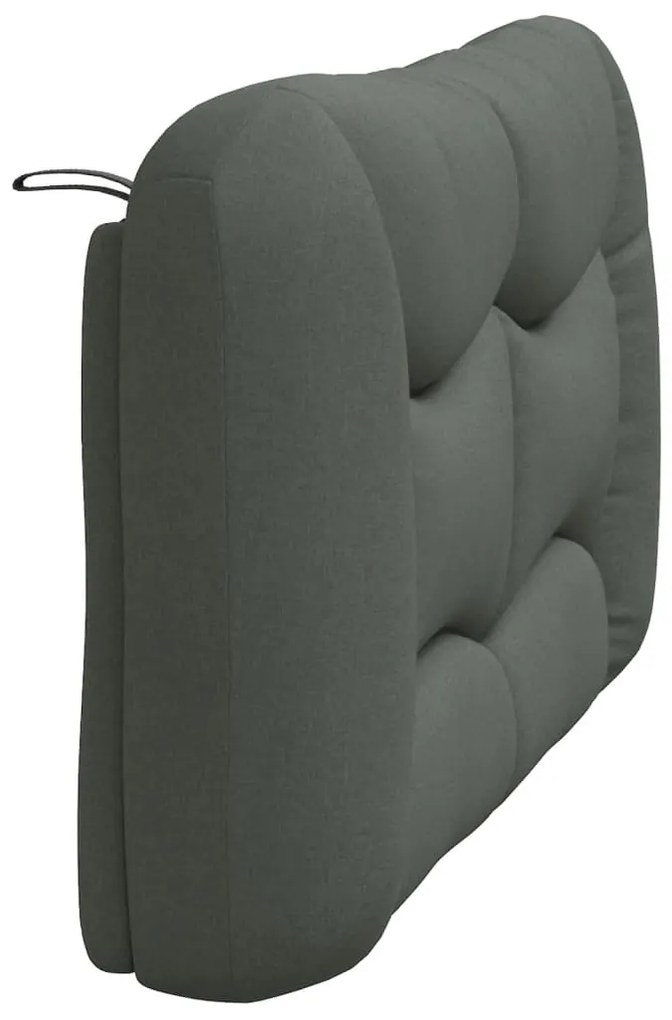 vidaXL Μαξιλάρι για Κεφαλάρι Hvar Σκούρο Γκρι 120 εκ. Υφασμάτινο