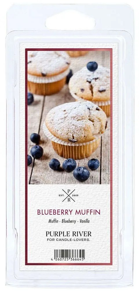 Αρωματική Μπάρα Wax Melt Blueberry Muffin A1460 50gr Multi Purple River Κερί Σόγιας